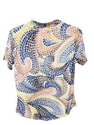 Mosaic Print Top COL13460 - Multicolour