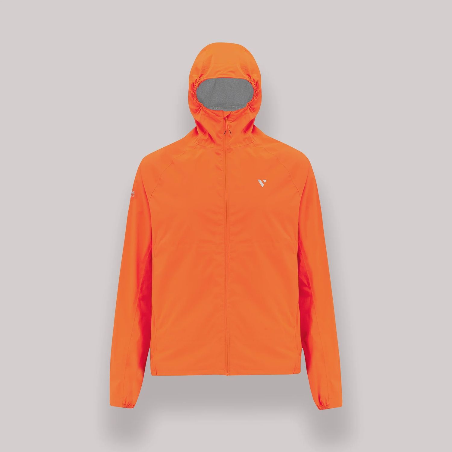 Ultralite Men's Performance Running Jacket - Neon Orange, Size: XS