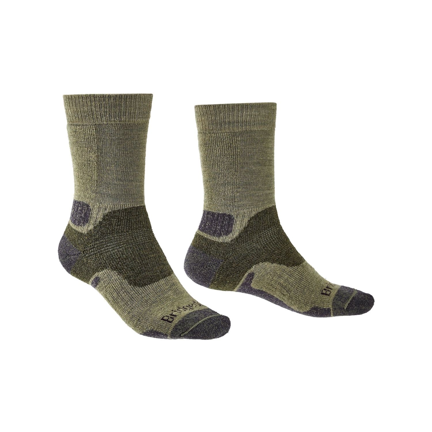 Hike Midweight Merino Performance Mens Boot Socks | Green