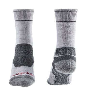 Hike Midweight Merino Performance Womens Boot Socks | Silver Grey