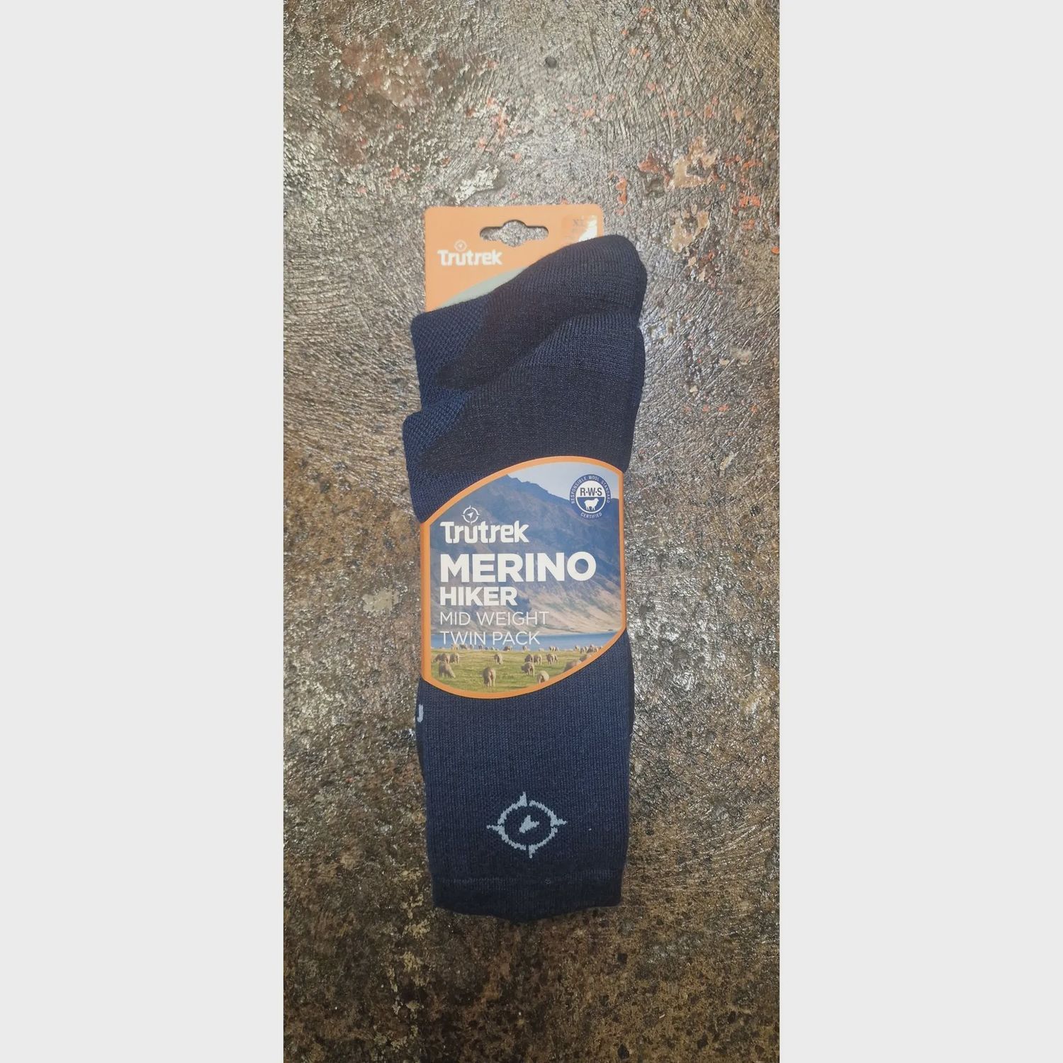 Merino Hiker Mid Weight Twin Pack | Navy, Size: S