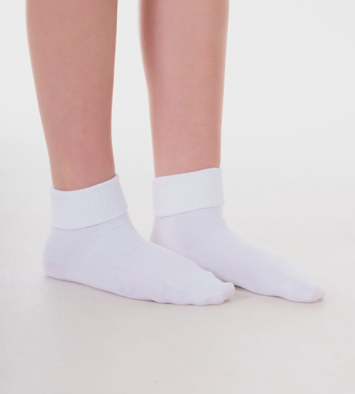 Treble Junior 2 Pack Ankle Socks - White, Size: 9-12