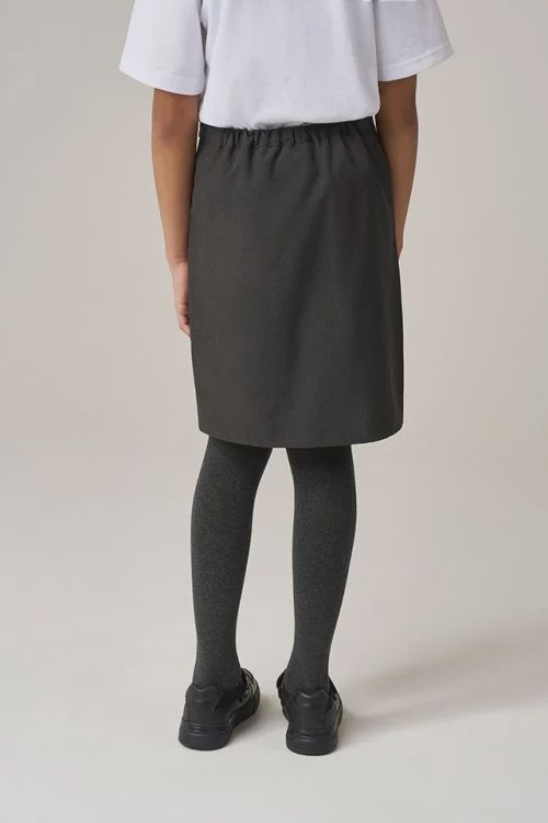 Junior Two Pleat Skirt JGKS - Graphite Grey
