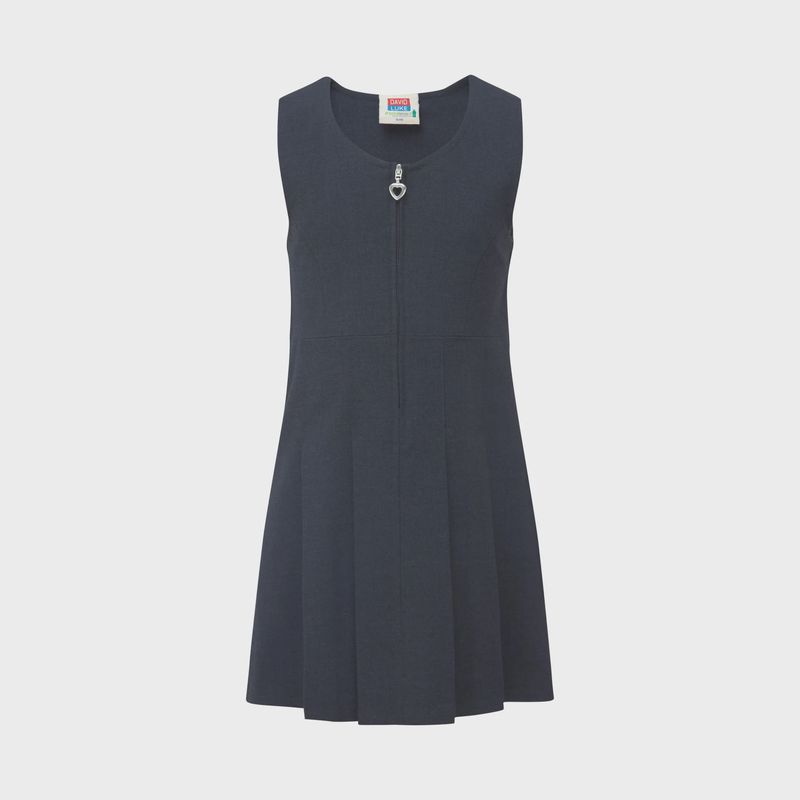 Girls Junior Pinafore Dress | Grey