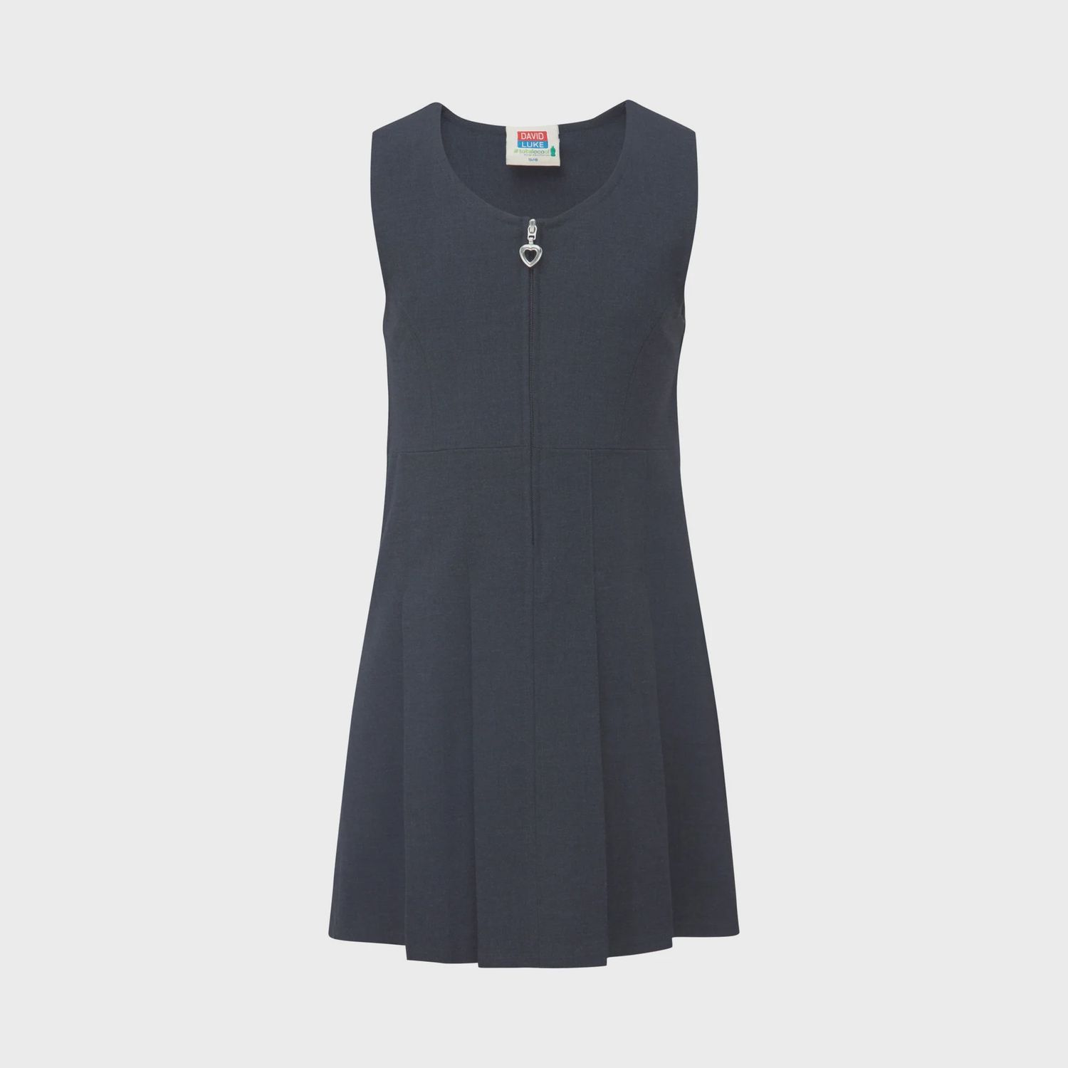 Girls Junior Pinafore Dress | Grey, Size: Age 3/4, Style: DL979