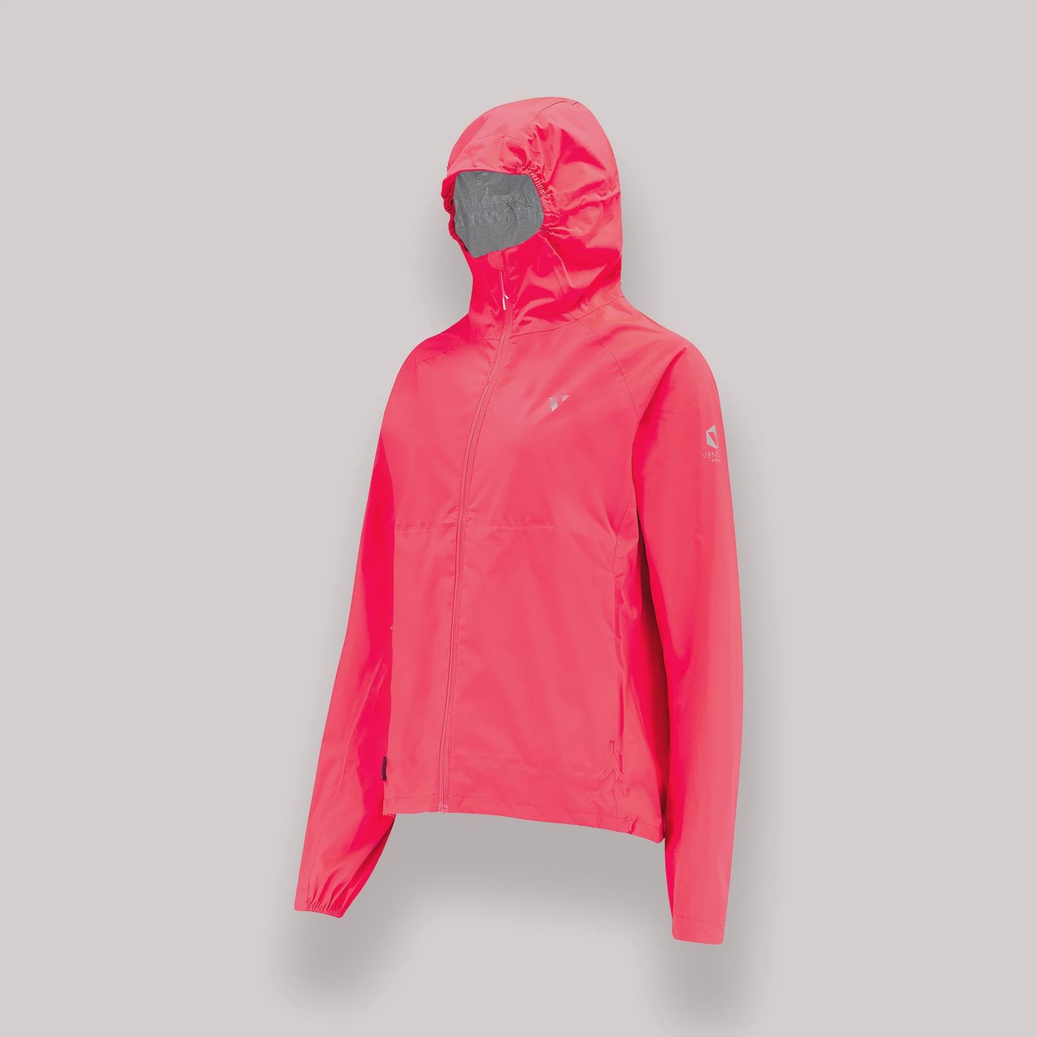 Ultralite Women's Performance Running Jacket - Neon Watermelon, Size: 6
