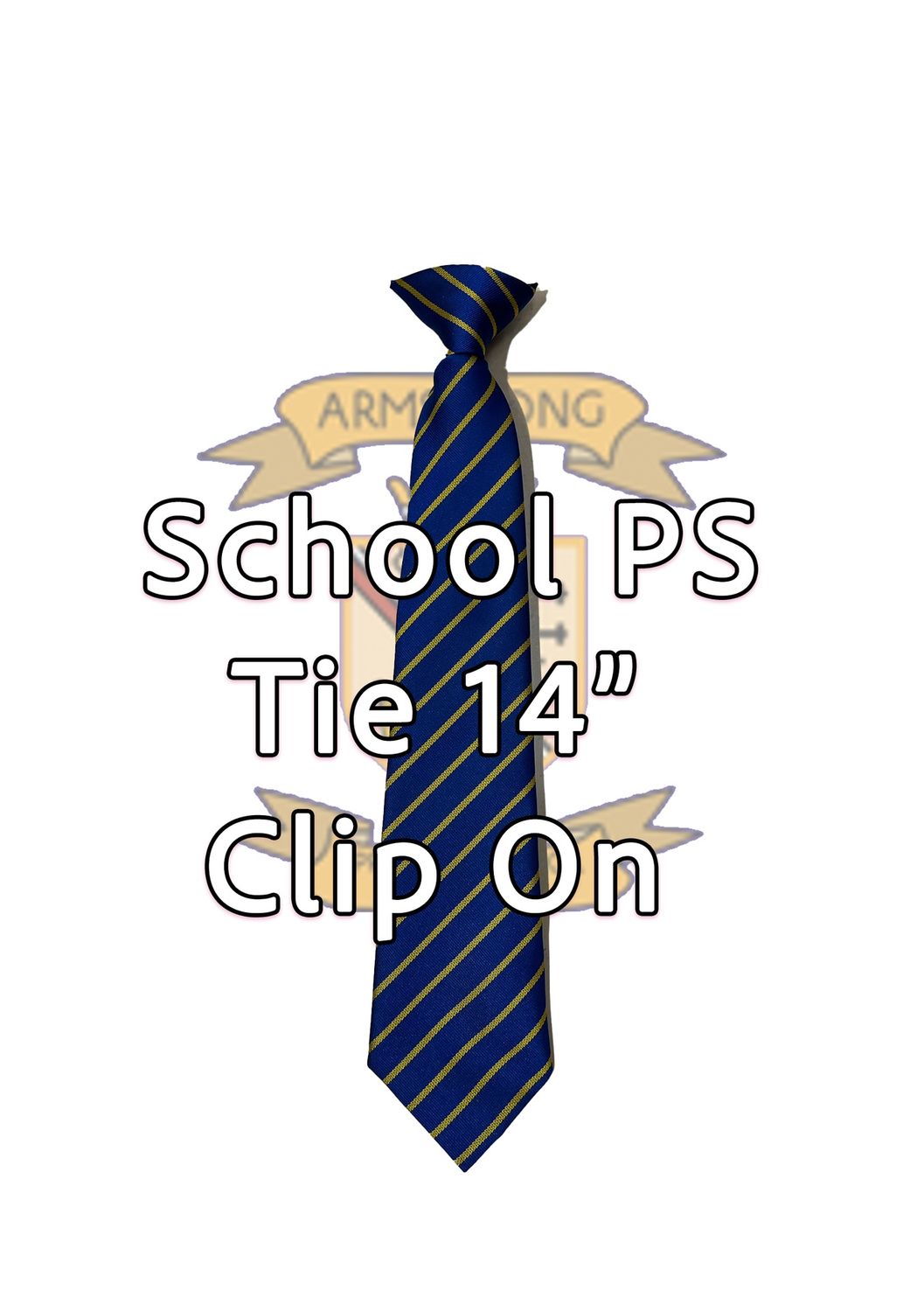 The Armstrong PS 14" Clip On Tie, Style: TS28