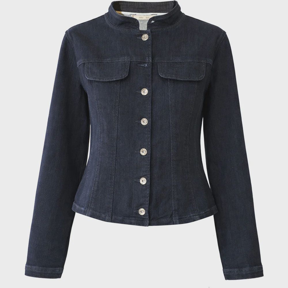 Uzo Denim Jacket in Dark Denim Blue, Size: XS, Style: 2608914