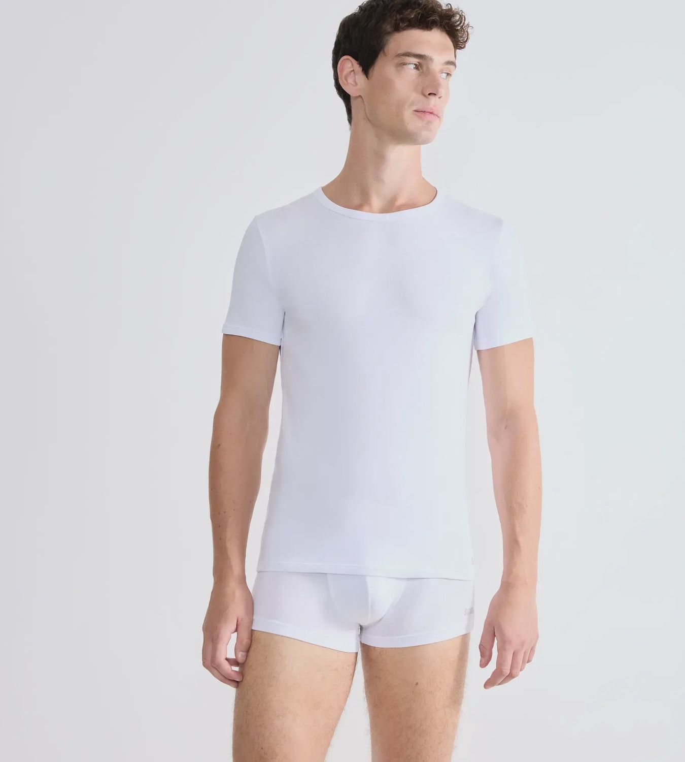 sloggi men GO ABC 2.0 O-Neck 2 Pack T-Shirt White 10217962, Size: L