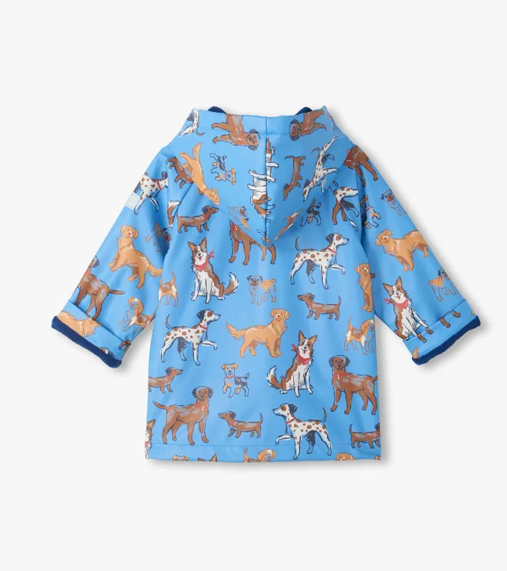 Baby &amp; Toddler Boys Blue Little Pups Raincoat