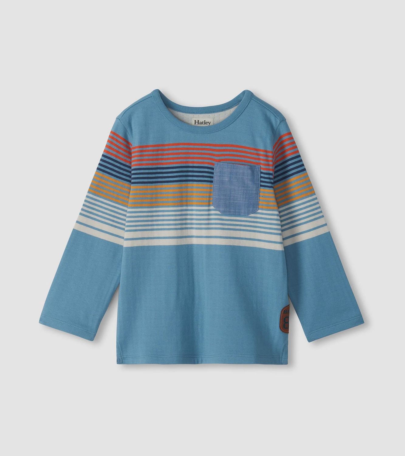 Boys Blue Shadow Layering TOP, Size: 4Y, Style: F26CBK2116
