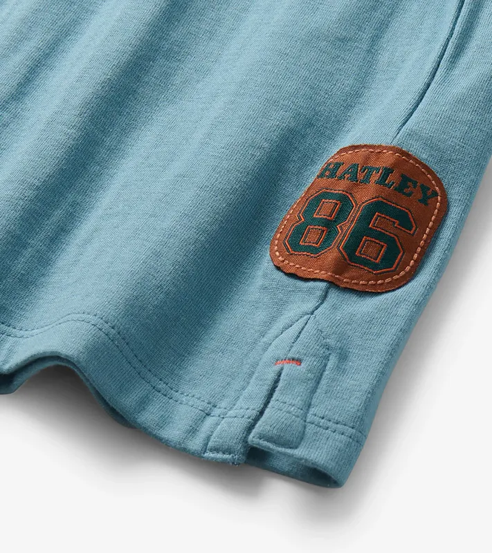 Boys Blue Shadow Layering TOP