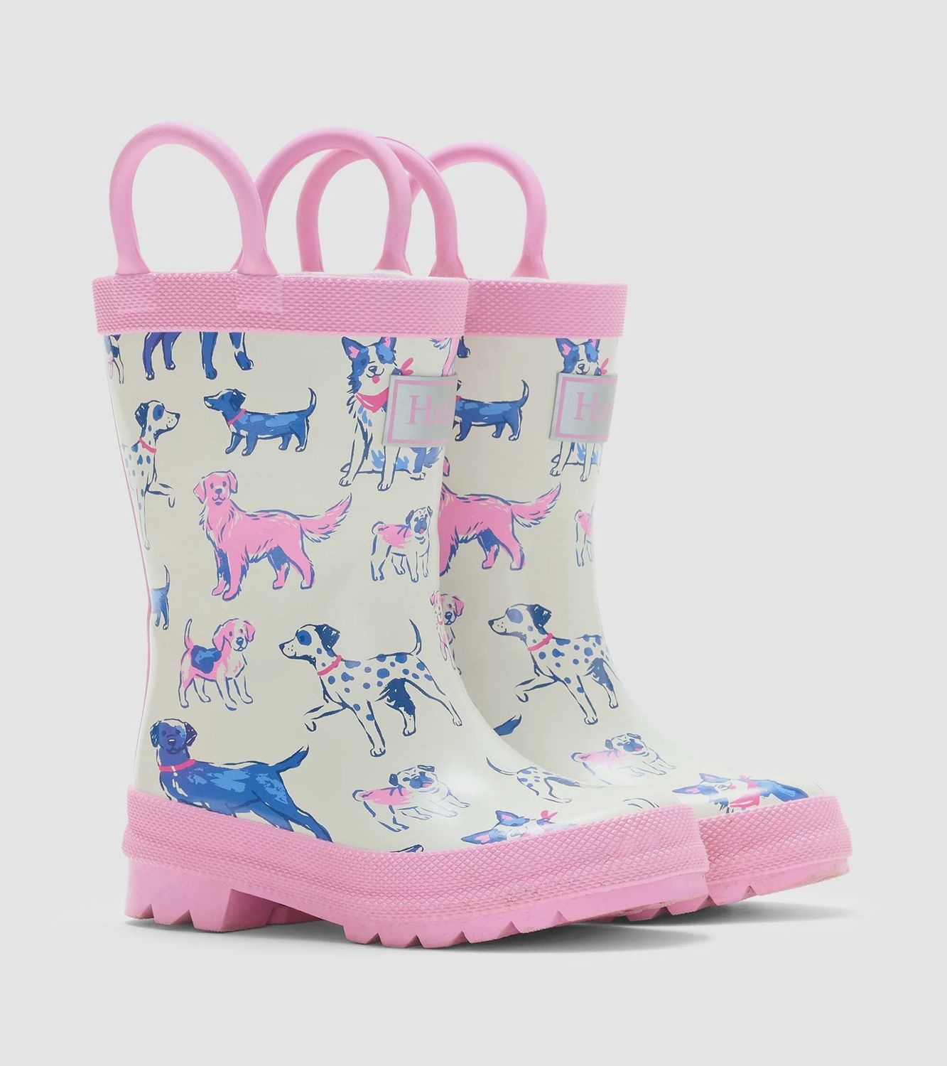 Toddler Girls Little Pups Wellies, Size: 4 Toddler, Style: F26GPT1577