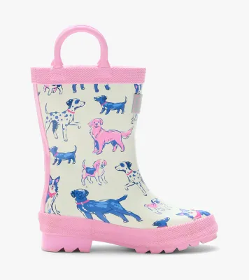 Toddler Girls Little Pups Wellies