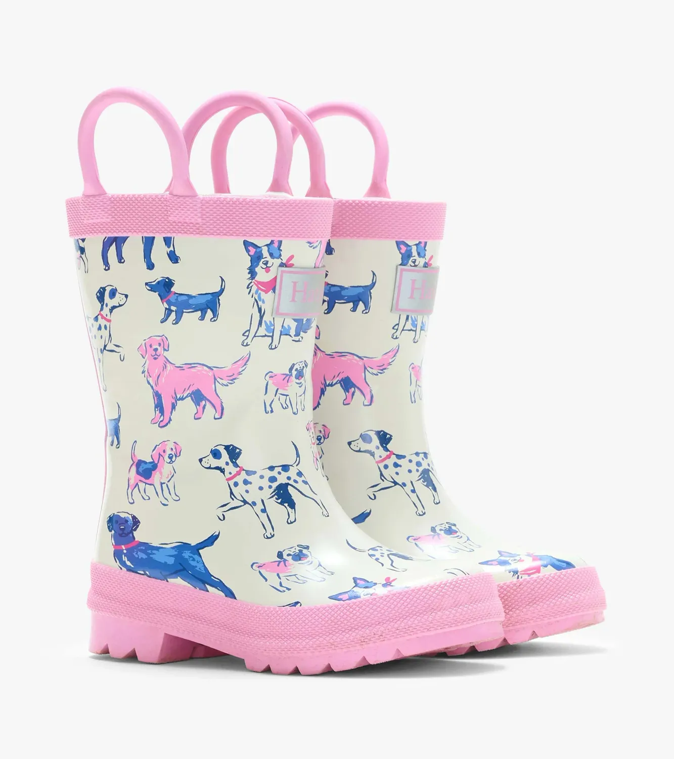 Toddler Girls Little Pups Wellies, Size: 4 Toddler, Style: F26GPT1577