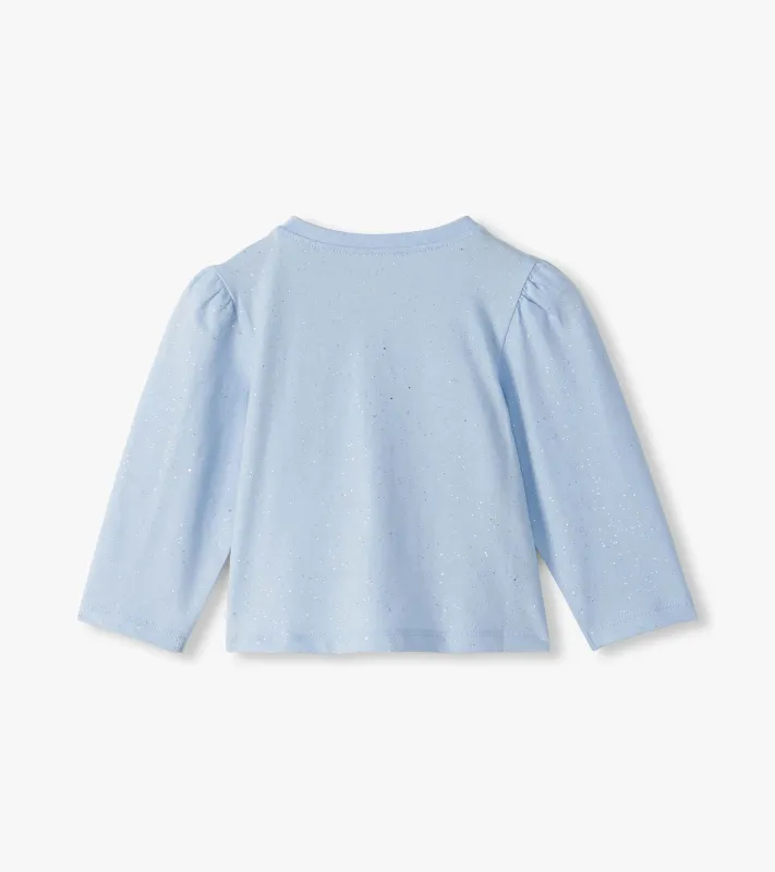 Baby &amp; Toddler Girls Blue Hot Melt Basic Top