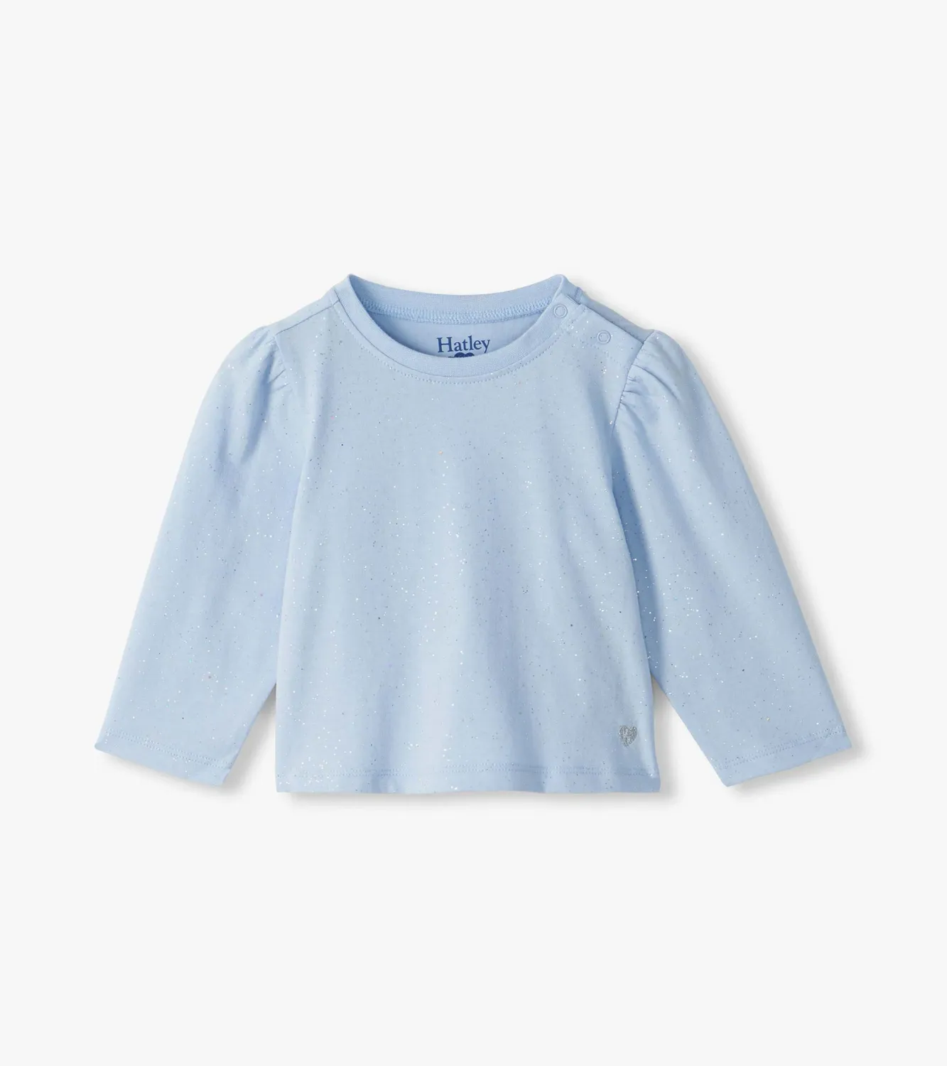 Baby &amp; Toddler Girls Blue Hot Melt Basic Top, Size: 6-9M, Style: F26KBT1607
