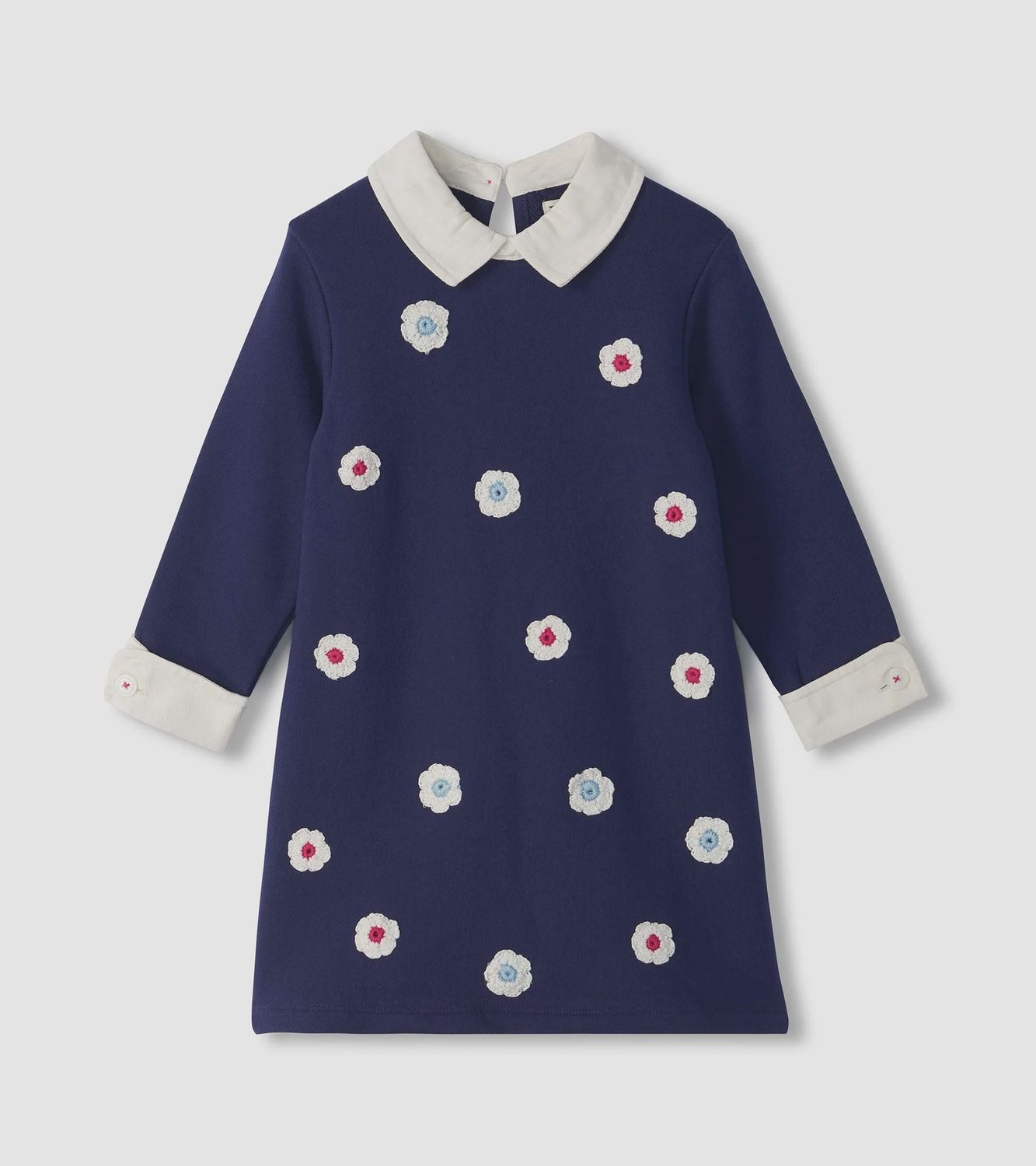 Girls Patriot Blue Preppy Dress, Size: 4Y, Style: F26PBK2051