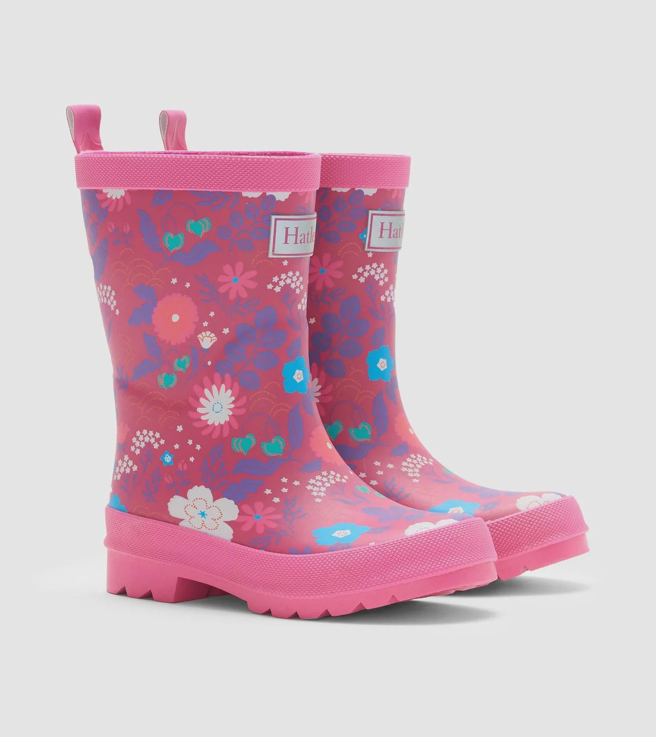 Girls Tiny Flowers Matte Wellies, Size: 5 Toddler, Style: F26TFK1367