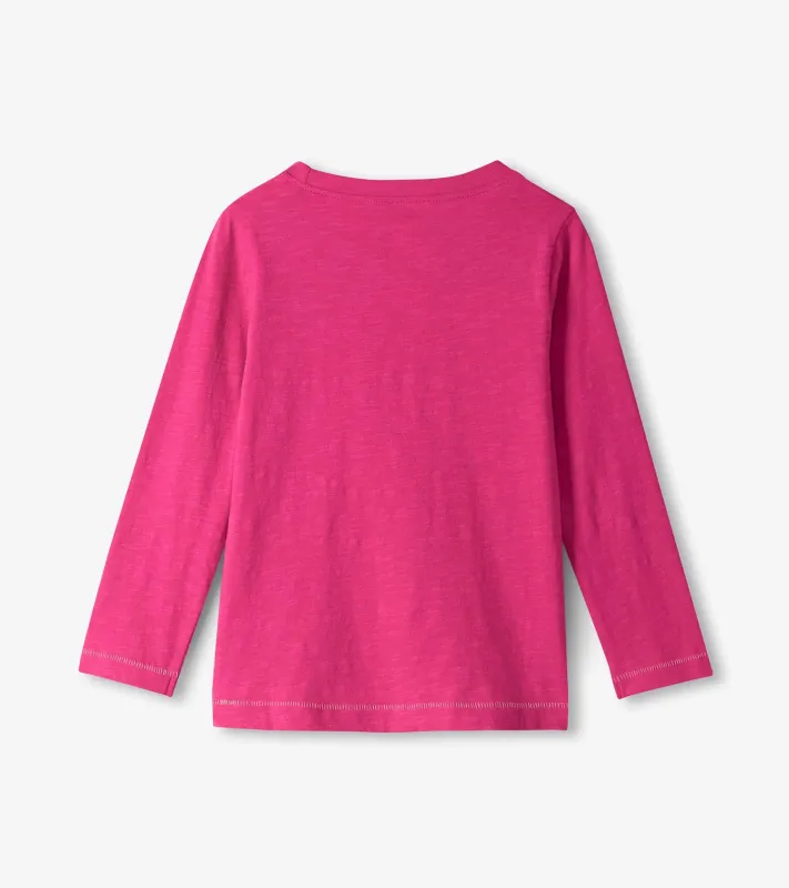 Girls Very Berry Flowers Graphic Top