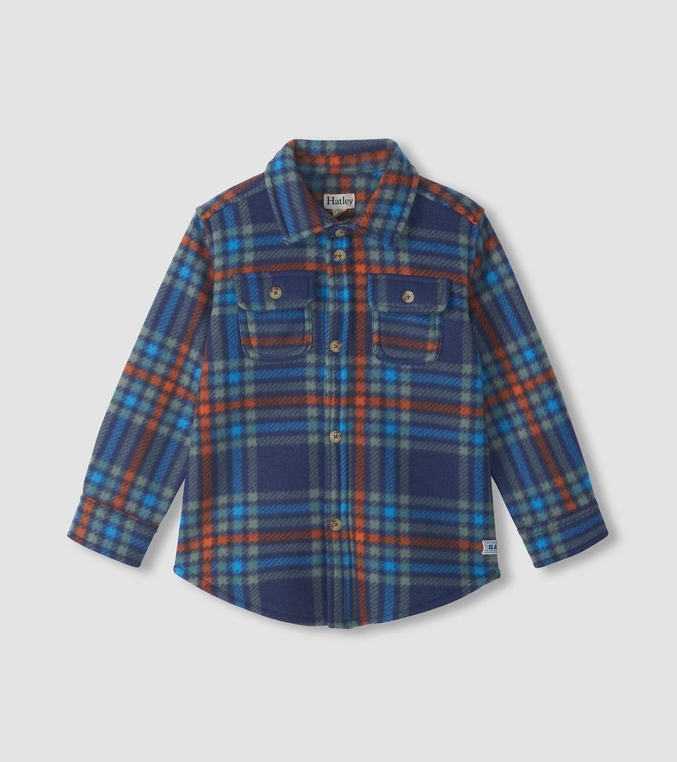 Boys Varsity Plaid Fleece Button Down Shirt, Size: 4Y, Style: F26VPK1971