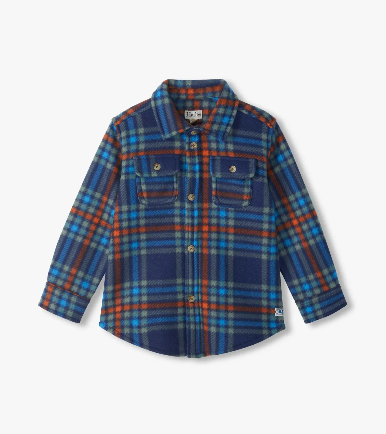 Boys Varsity Plaid Fleece Button Down Shirt, Size: 4Y, Style: F26VPK1971