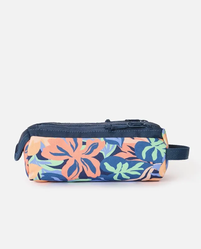 Pencil Case 2 Compartments Mixed - Navy
