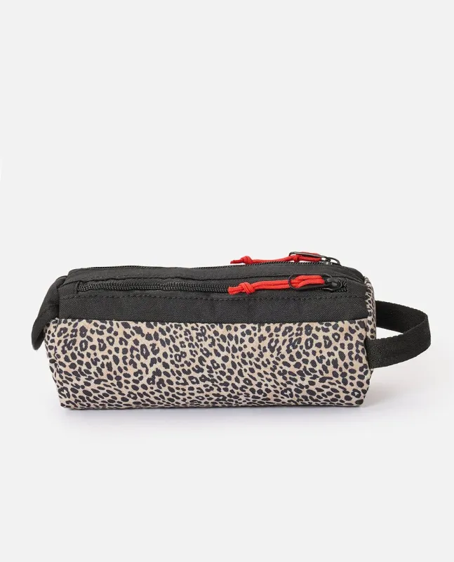 Pencil Case 2 Compartments Mixed - Black