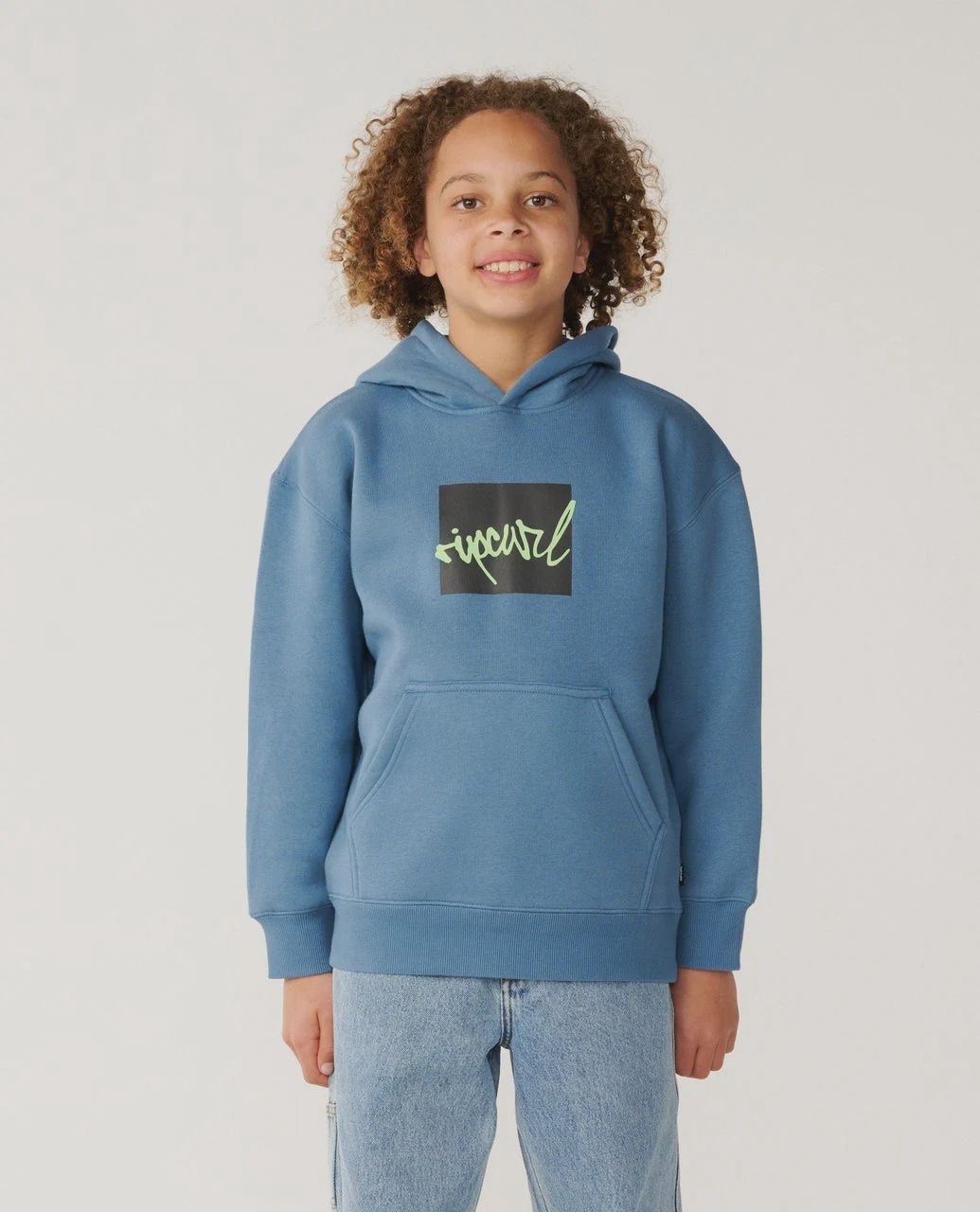 Rip Script Icon Hood Boys - Bluefin, Size: 10Y, Style: 049BFL