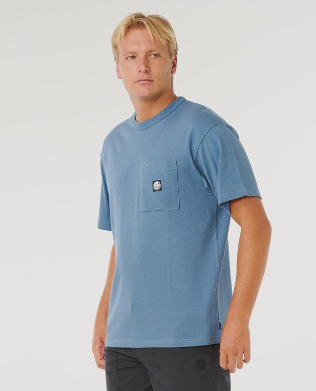 Premium Surf Wettie Tee - Light Navy