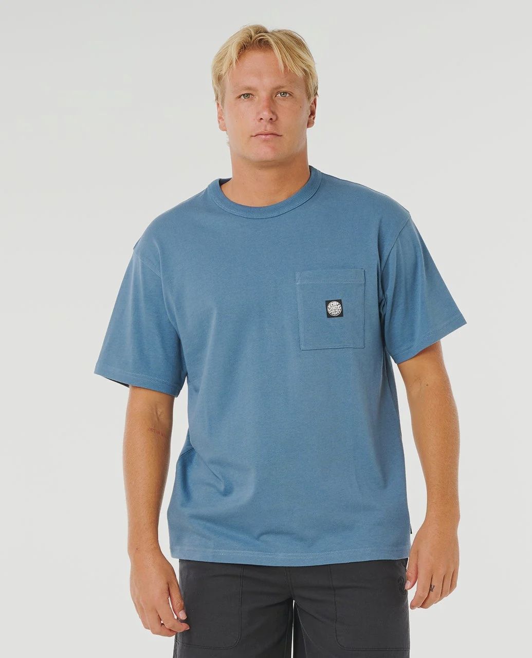 Premium Surf Wettie Tee - Light Navy, Size: S, Style: 105MTE