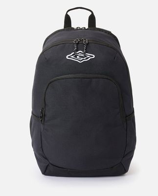 Ozone 30L Classic Patch Backpack - Washed Black