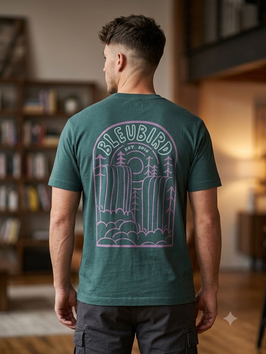 Cascade Tee - Marine, Size: XS