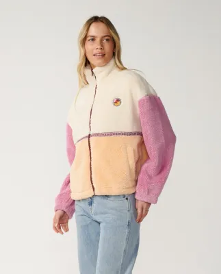 Surf Revival Heritage Zip Through Polar Fleece - Shell