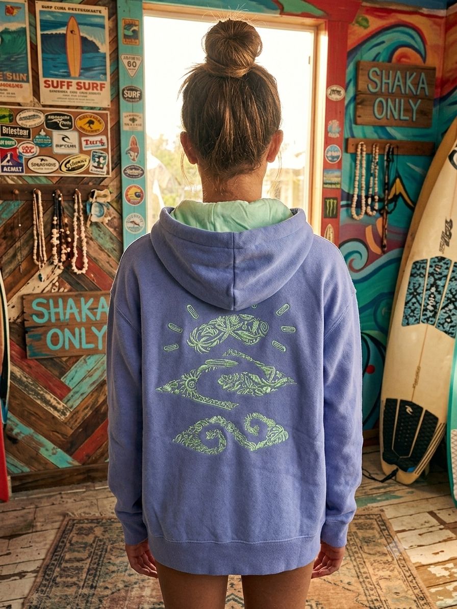 Sunkissed Search Hood Girls - Ocean, Size: 10Y, Style: 044GFL