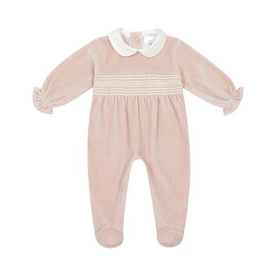 Dusky Pink Smocked Romper Gift Box DBI26125