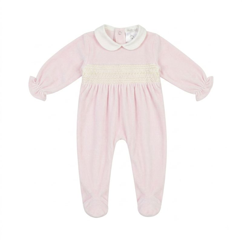 Baby Pink Smocked Romper Gift Box DBI26125