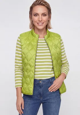 Modern Balance Quilted Gilet | Wild Lime