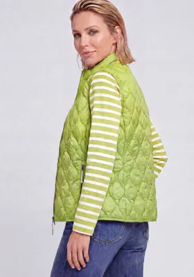 Modern Balance Quilted Gilet | Wild Lime