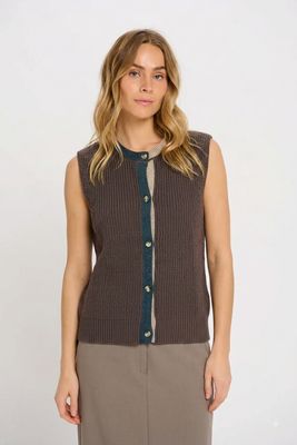 Walter Vest in Grey Mix