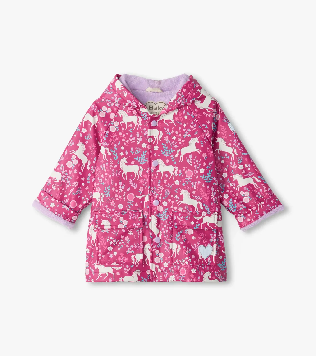 Baby &amp; Toddler Girls Unicorn Forest Raincoat, Size: 12-18M, Style: F26UPT1317