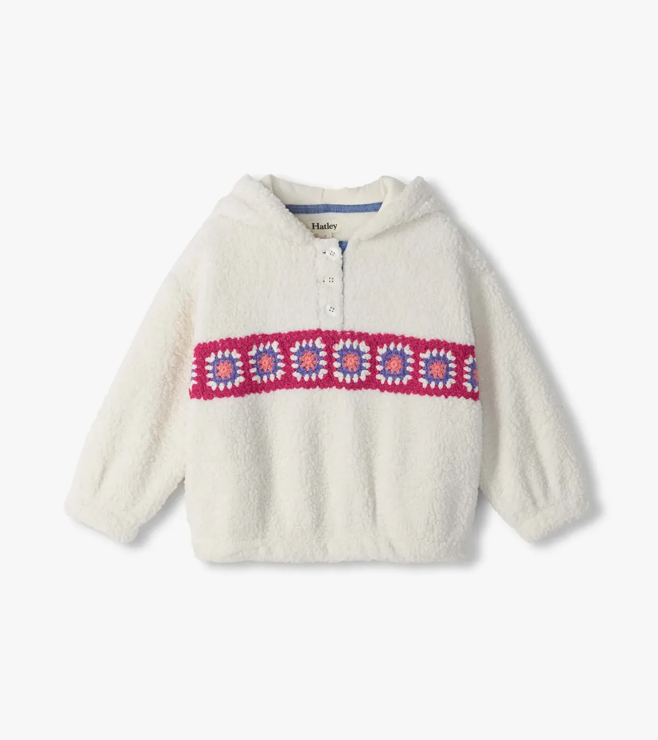 Girls Fuzzy Crochet Pullover, Size: 4Y, Style: F26CAK2073
