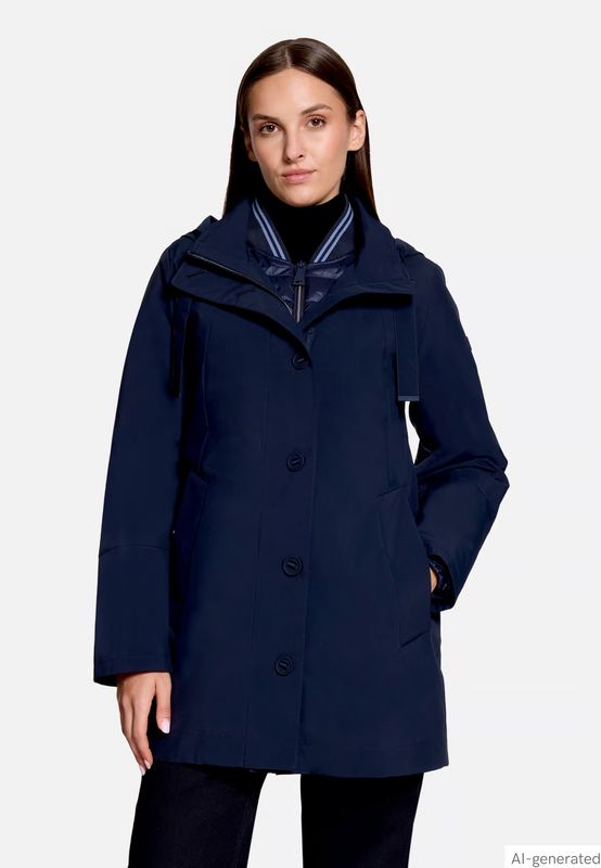 Betty Barclay Outdoor 4-in-1 Weather Protection Coat - Dark Blue