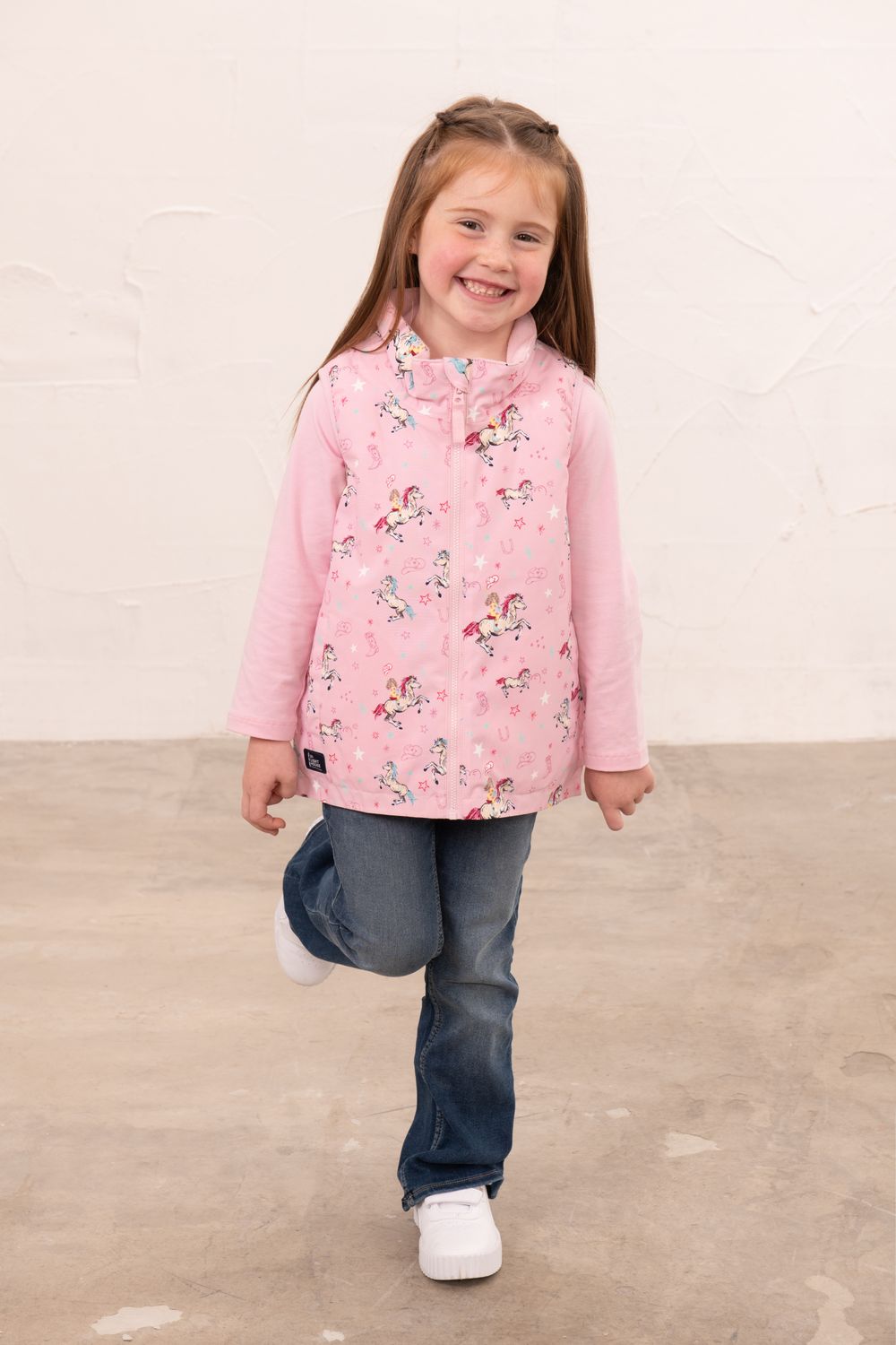 Alex Girls Gilet | Cowgirl, Size: 1-2Y