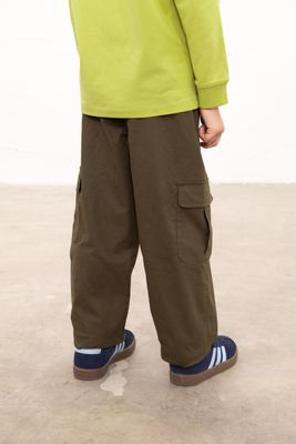 Brody Cargo Trousers - Khaki