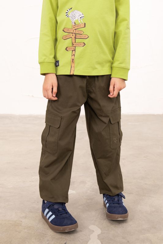 Brody Cargo Trousers - Khaki
