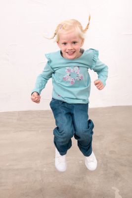 Causeway Long Sleeve Top - Pastel Teal