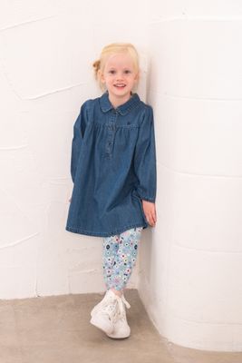 Erica Dress - Washed Denim