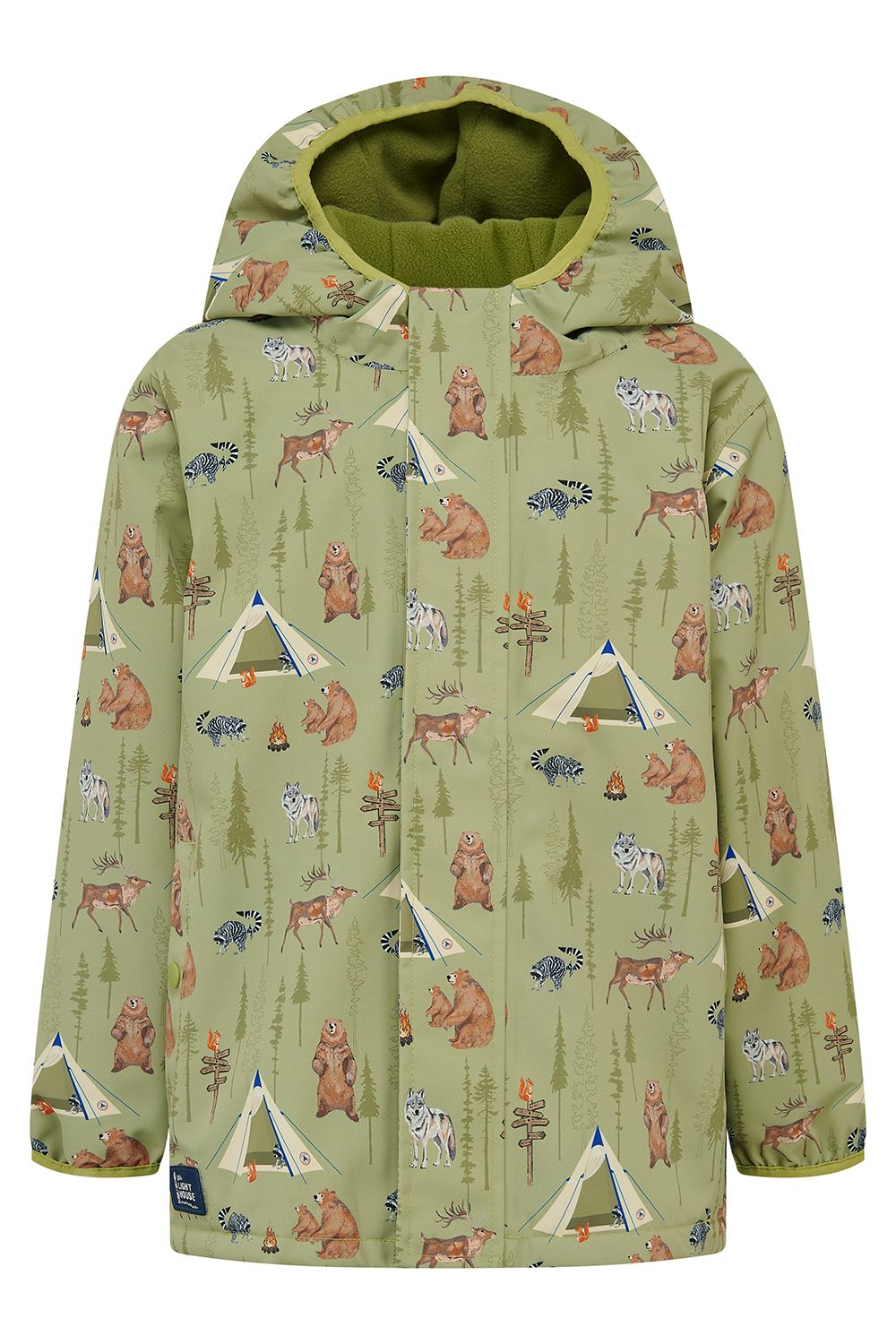 Finlay Coat - Woodland Print, Size: 1-2Y