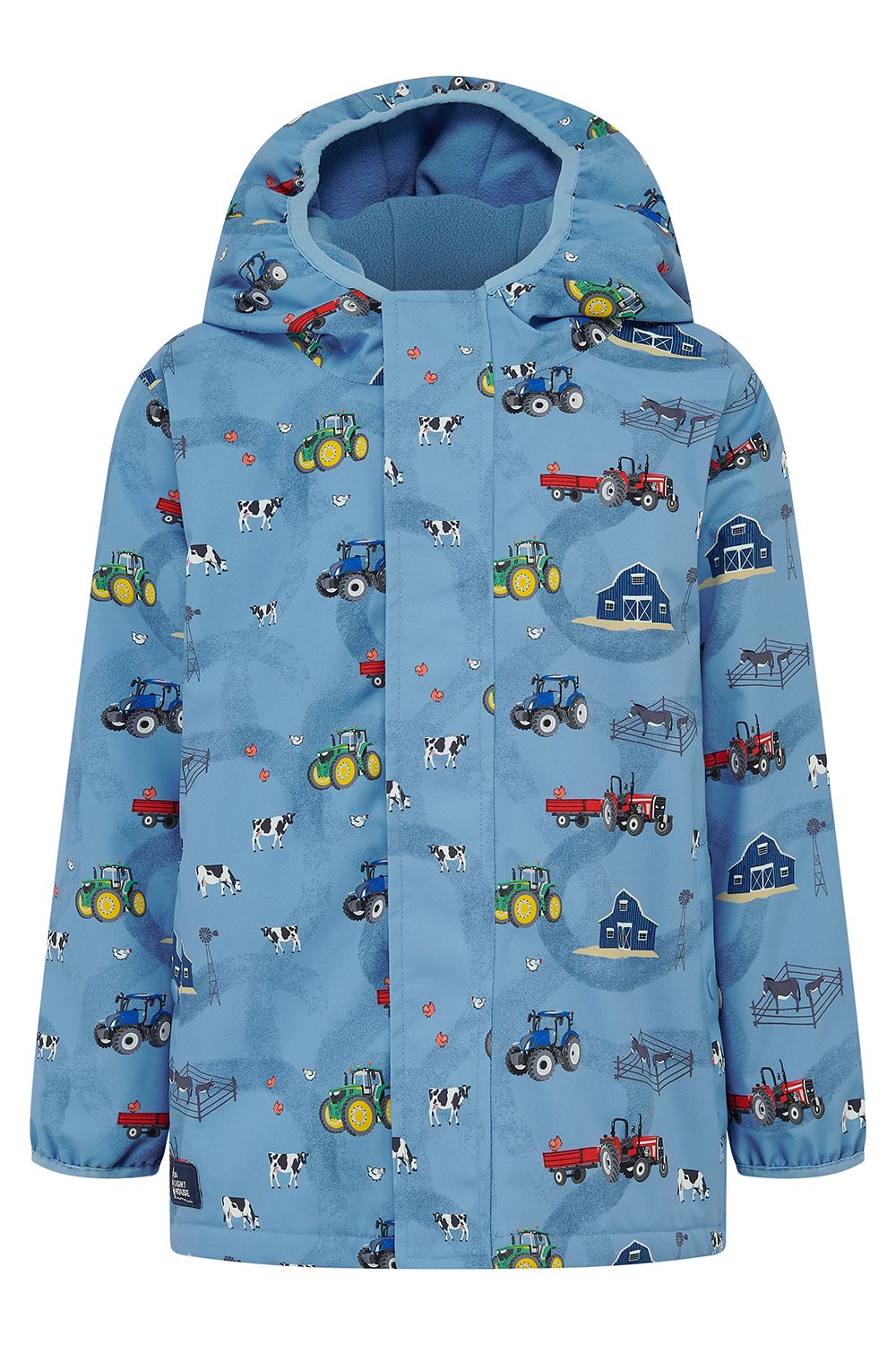 Finlay Coat - Farm Print, Size: 1-2Y